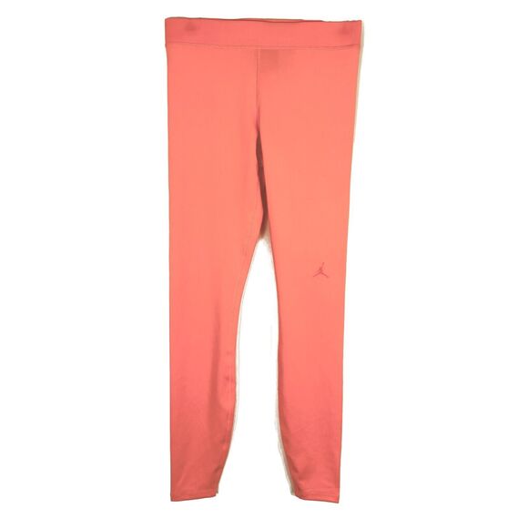 NIKE JORDAN Women's 7/8 Logo Tight Fit Leggings S Coral Active Gym Basketball A4 - Picture 2 of 6